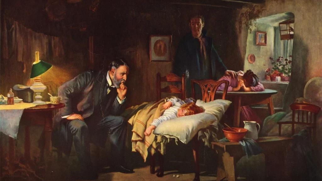 O Doutor de Joseph Tomanek por Luke Fildes