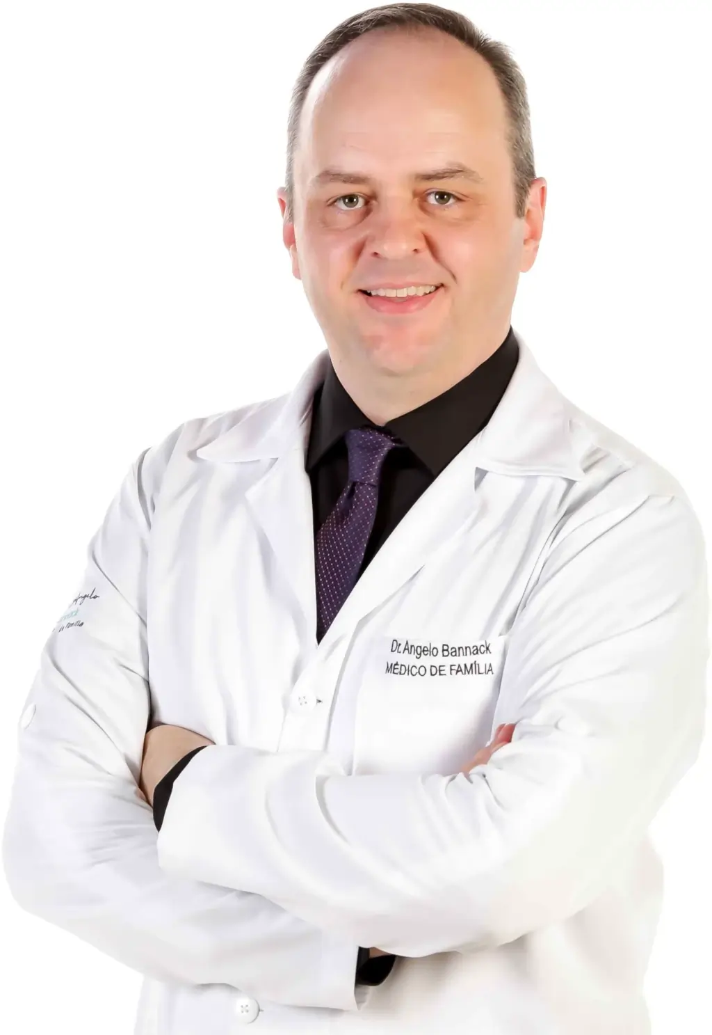 Dr. Angelo Bannack – Médico de Família e Comunidade no consultório em Curitiba